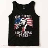 Stay Hydrated And Drink LiberalS Tears Trump 2025 Tank Top thumb 2