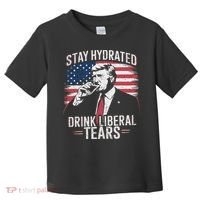 Stay Hydrated And Drink LiberalS Tears Trump 2025 Toddler T-Shirt thumb 0