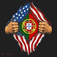 Super Hero American Portuguese Pride Combo Flag Women's Sweatshirt thumb 2