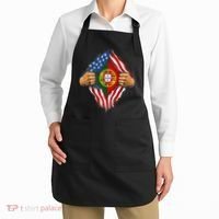 Super Hero American Portuguese Pride Combo Flag Apron thumb 2