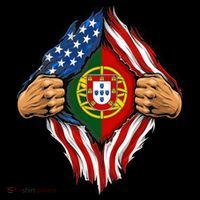 Super Hero American Portuguese Pride Combo Flag Coffee Mug thumb 5