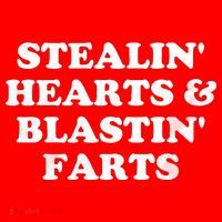 Stealin' Hearts And Blastin' Farts Funny Valentines Day Sweatshirt thumb 3
