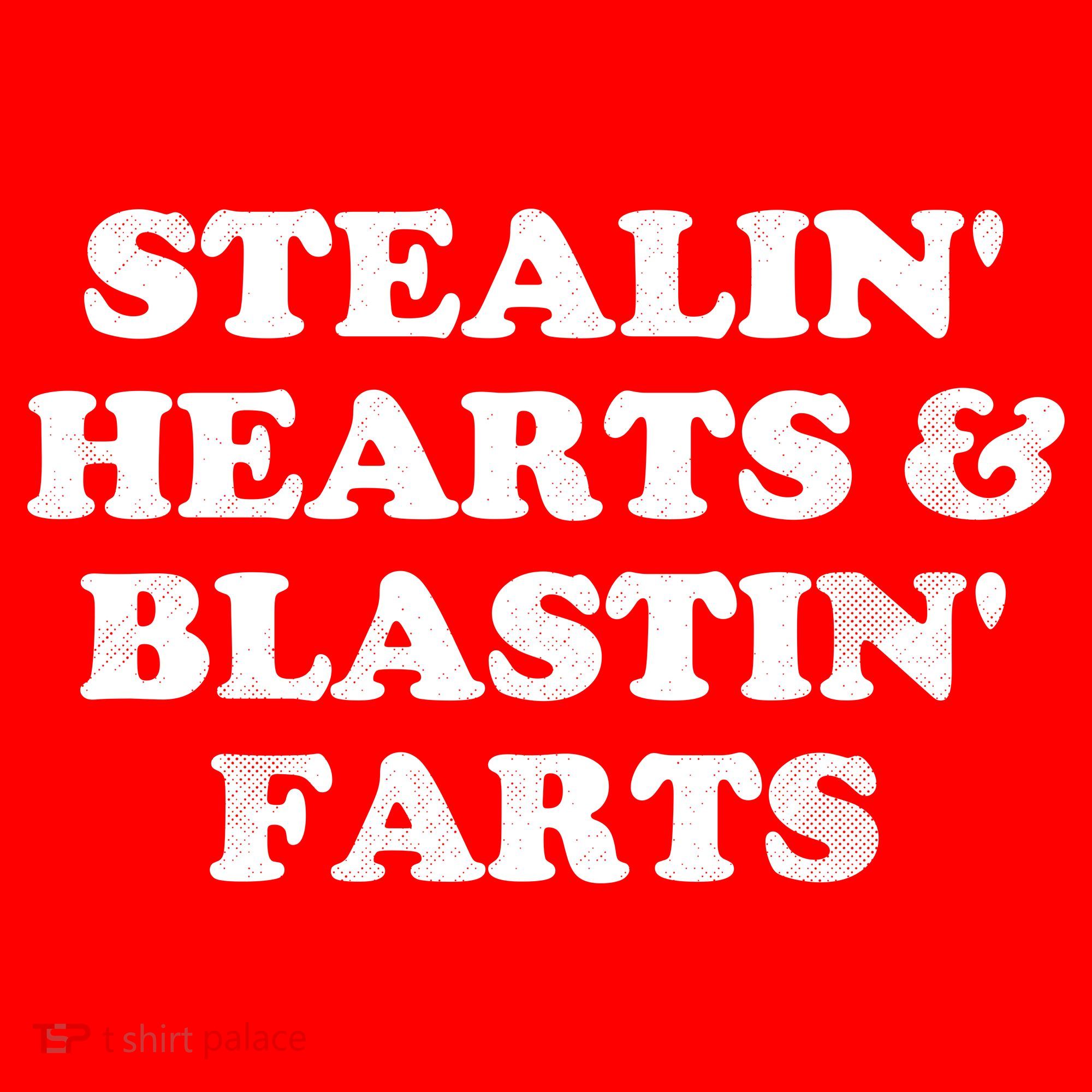 Stealin' Hearts And Blastin' Farts Funny Valentines Day Mousepad