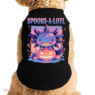 Spooks-A-Lotl Halloween Axolotl Doggie Tank