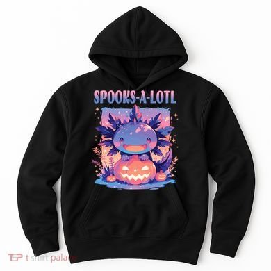 Spooks-A-Lotl Halloween Axolotl Hoodie
