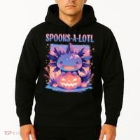 Spooks-A-Lotl Halloween Axolotl Hoodie thumb 2