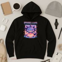 Spooks-A-Lotl Halloween Axolotl Hoodie thumb 3