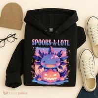 Spooks-A-Lotl Halloween Axolotl Hoodie thumb 4