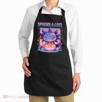 Spooks-A-Lotl Halloween Axolotl Apron thumb 2