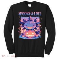 Spooks-A-Lotl Halloween Axolotl Sweatshirt thumb 0