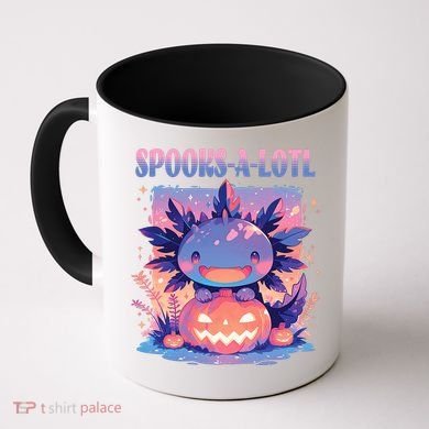 Spooks-A-Lotl Halloween Axolotl Coffee Mug