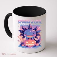 Spooks-A-Lotl Halloween Axolotl Coffee Mug thumb 0