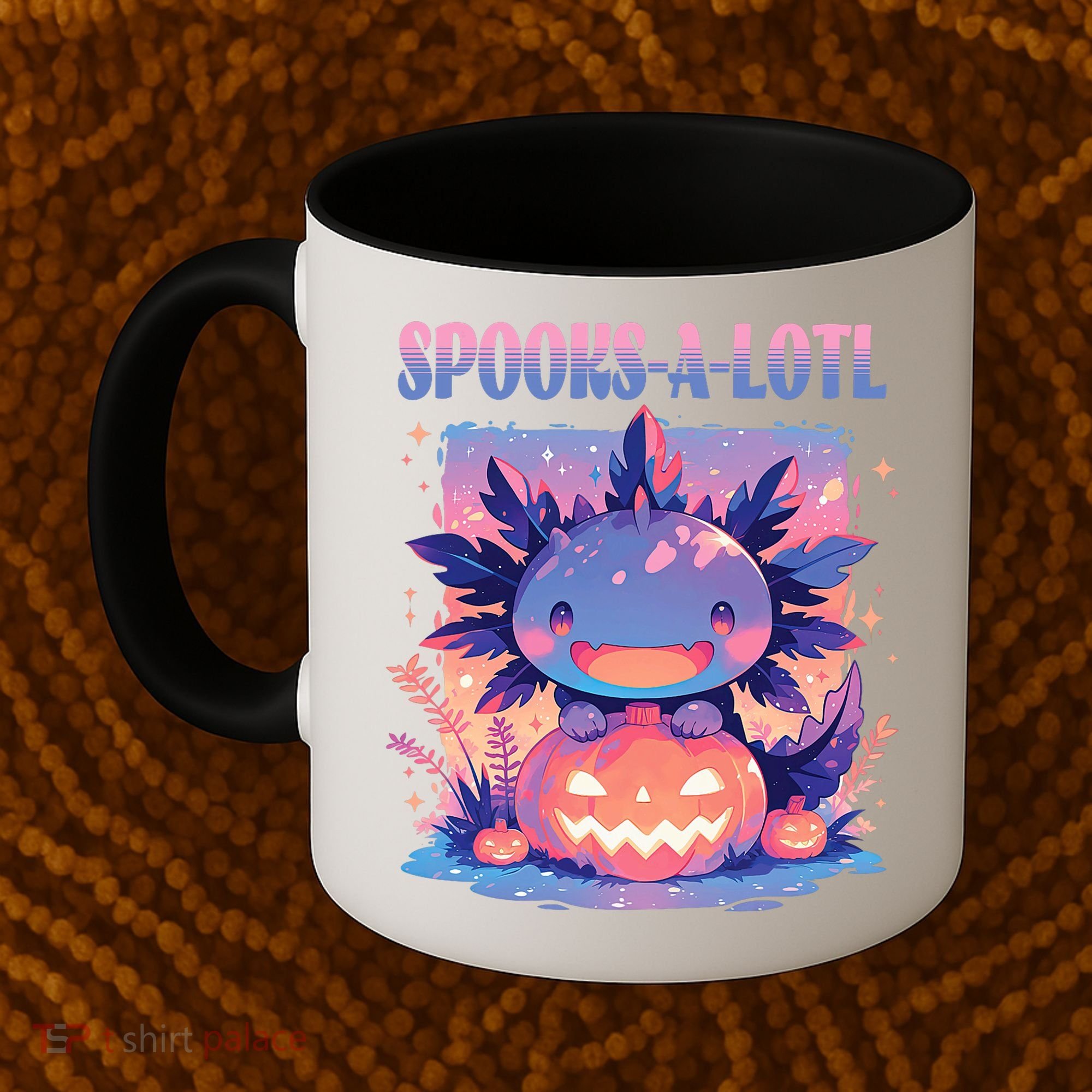 Spooks-A-Lotl Halloween Axolotl Coffee Mug