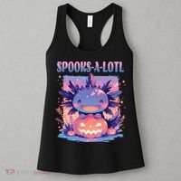 Spooks-A-Lotl Halloween Axolotl Women's Tank Top thumb 3