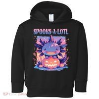 Spooks-A-Lotl Halloween Axolotl Toddler Hoodie thumb 0