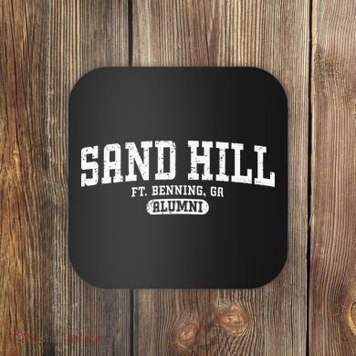Sand Hill Alumni Retro Fort Benning GA Coaster