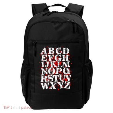 Spooky Halloween Alphabet Letters Backpack