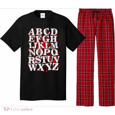 Spooky Halloween Alphabet Letters Pajama Set