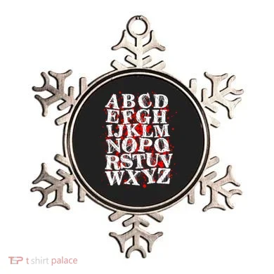 Spooky Halloween Alphabet Letters Ornament