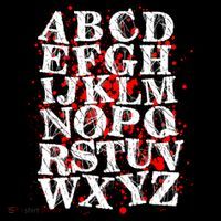 Spooky Halloween Alphabet Letters Ornament thumb 1