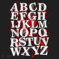 Spooky Halloween Alphabet Letters Hat thumb 2