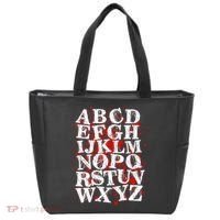 Spooky Halloween Alphabet Letters Tote Bag thumb 0