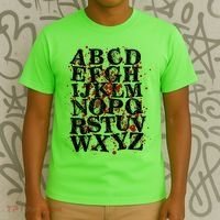 Spooky Halloween Alphabet Letters T-Shirt thumb 3