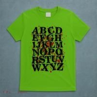 Spooky Halloween Alphabet Letters T-Shirt thumb 5