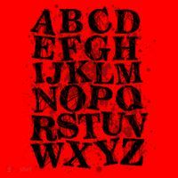 Spooky Halloween Alphabet Letters Santa Hat thumb 1