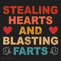Stealing Hearts And Blasting Farts Funny Valentines Day Women's Sweatshirt thumb 2