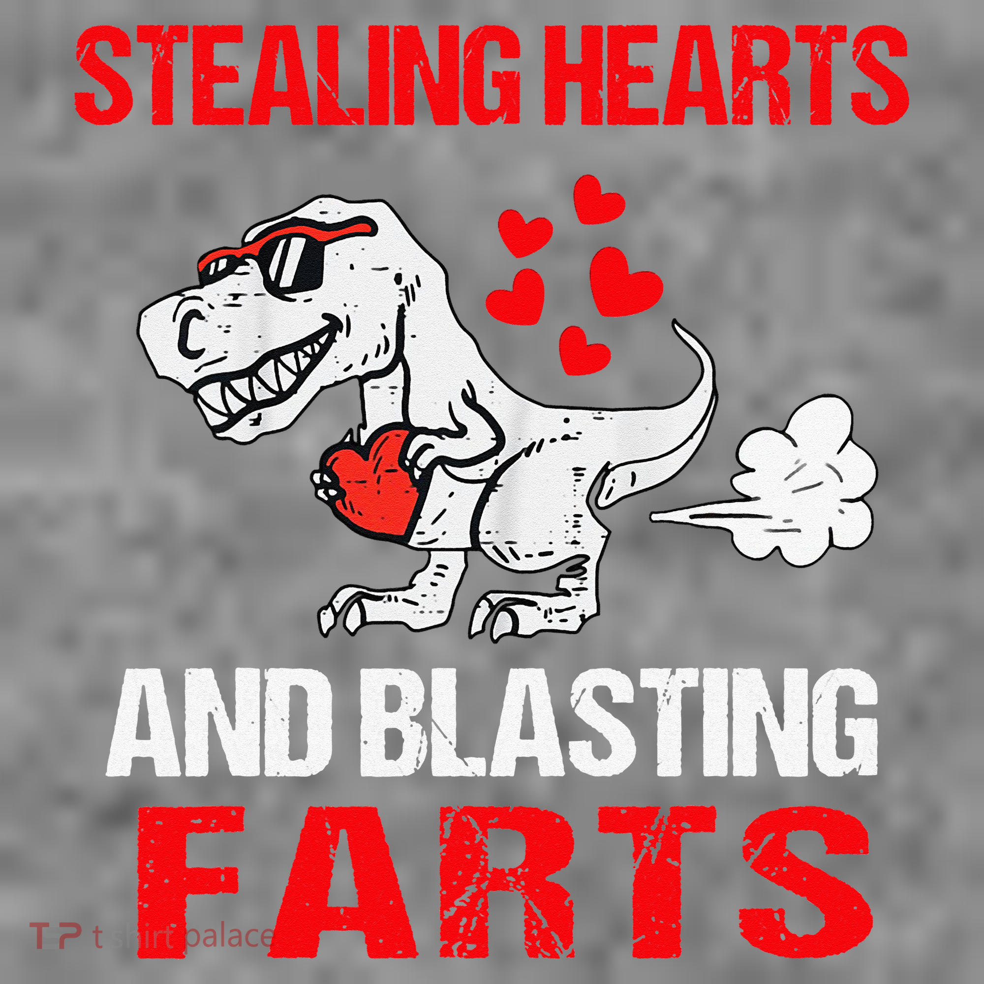 Stealing Hearts And Blasting Farts T Rex Cute Toddler Hoodie