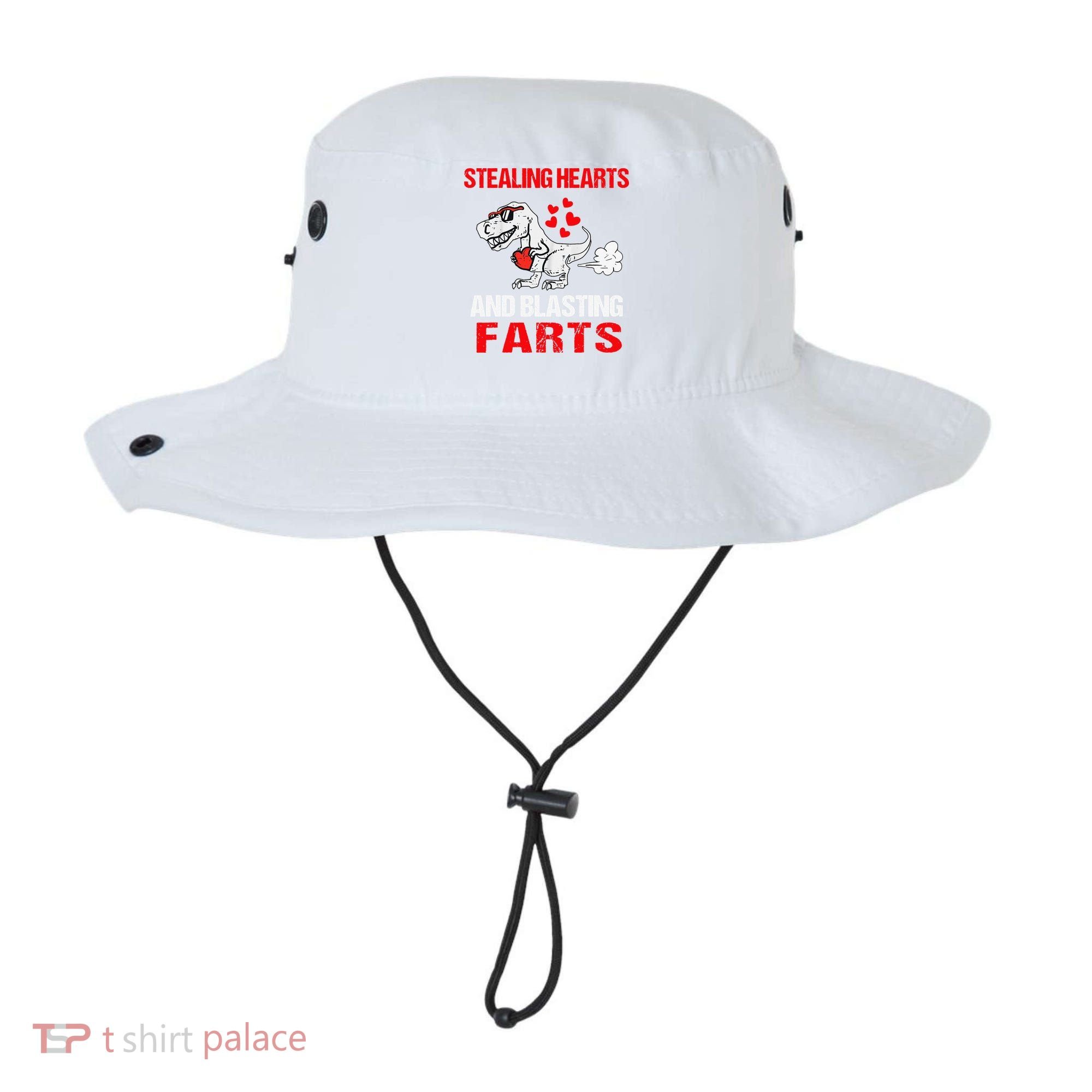Stealing Hearts And Blasting Farts T Rex Cute Bucket Hat