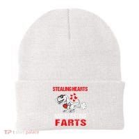 Stealing Hearts And Blasting Farts T Rex Cute Beanie thumb 0