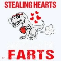 Stealing Hearts And Blasting Farts T Rex Cute Tumbler thumb 3