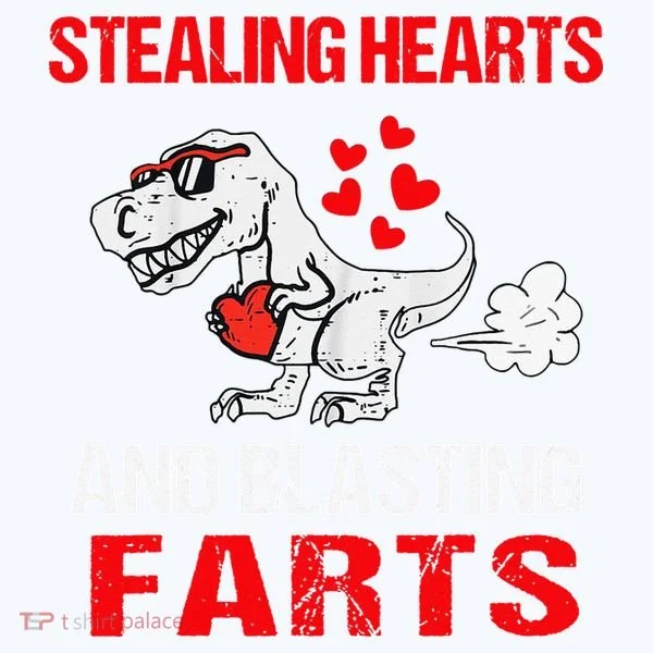 Stealing Hearts And Blasting Farts T Rex Cute Tumbler