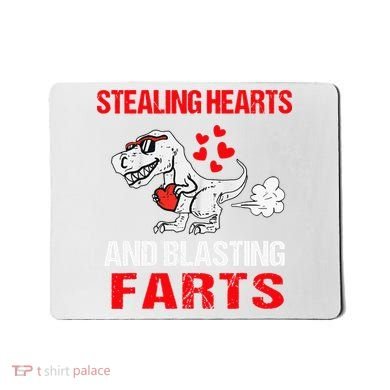 Stealing Hearts And Blasting Farts T Rex Cute Mousepad