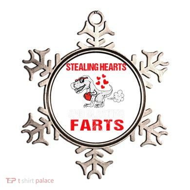 Stealing Hearts And Blasting Farts T Rex Cute Ornament