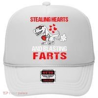 Stealing Hearts And Blasting Farts T Rex Cute Hat thumb 0