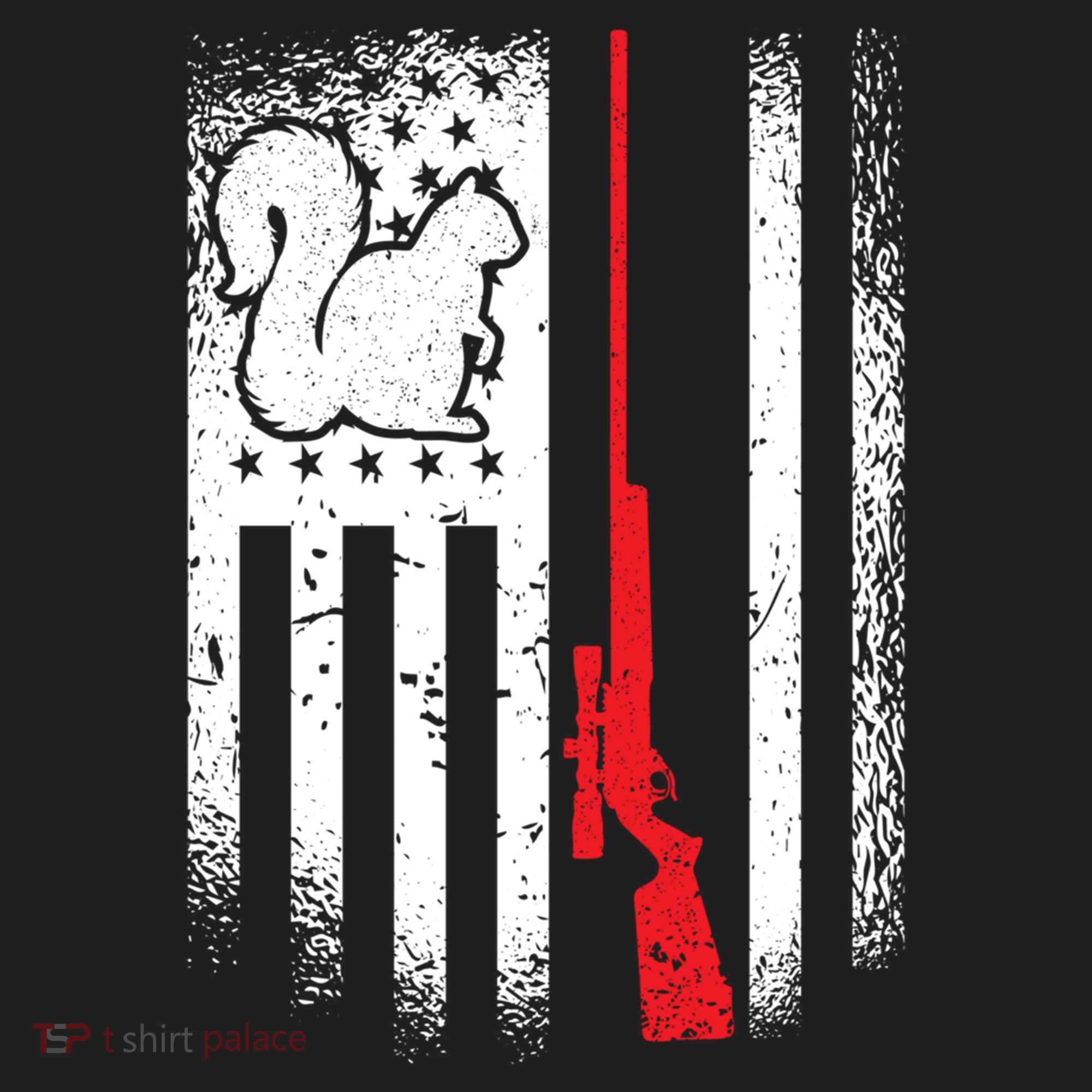 Squirrel Hunter American Flag Varmint Squirrel Hunting Gift Women's Sweatshirt