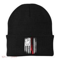 Squirrel Hunter American Flag Varmint Squirrel Hunting Gift Beanie thumb 0