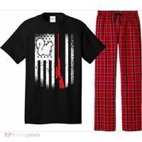 Squirrel Hunter American Flag Varmint Squirrel Hunting Gift Pajama Set thumb 0