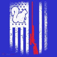 Squirrel Hunter American Flag Varmint Squirrel Hunting Gift Sweatshirt thumb 3