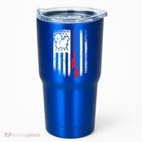 Squirrel Hunter American Flag Varmint Squirrel Hunting Gift Tumbler thumb 0