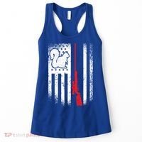 Squirrel Hunter American Flag Varmint Squirrel Hunting Gift Women's Tank Top thumb 0