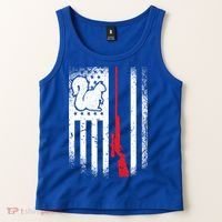 Squirrel Hunter American Flag Varmint Squirrel Hunting Gift Tank Top thumb 2