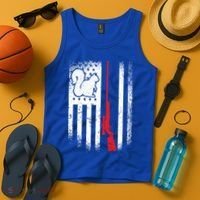 Squirrel Hunter American Flag Varmint Squirrel Hunting Gift Tank Top thumb 4