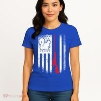 Squirrel Hunter American Flag Varmint Squirrel Hunting Gift Women's T-Shirt thumb 4