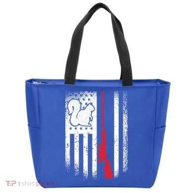 Squirrel Hunter American Flag Varmint Squirrel Hunting Gift Tote Bag
