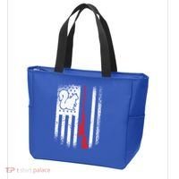 Squirrel Hunter American Flag Varmint Squirrel Hunting Gift Tote Bag thumb 3