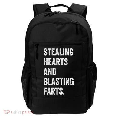 Stealing Hearts And Blasting Farts Retro Vintage Backpack
